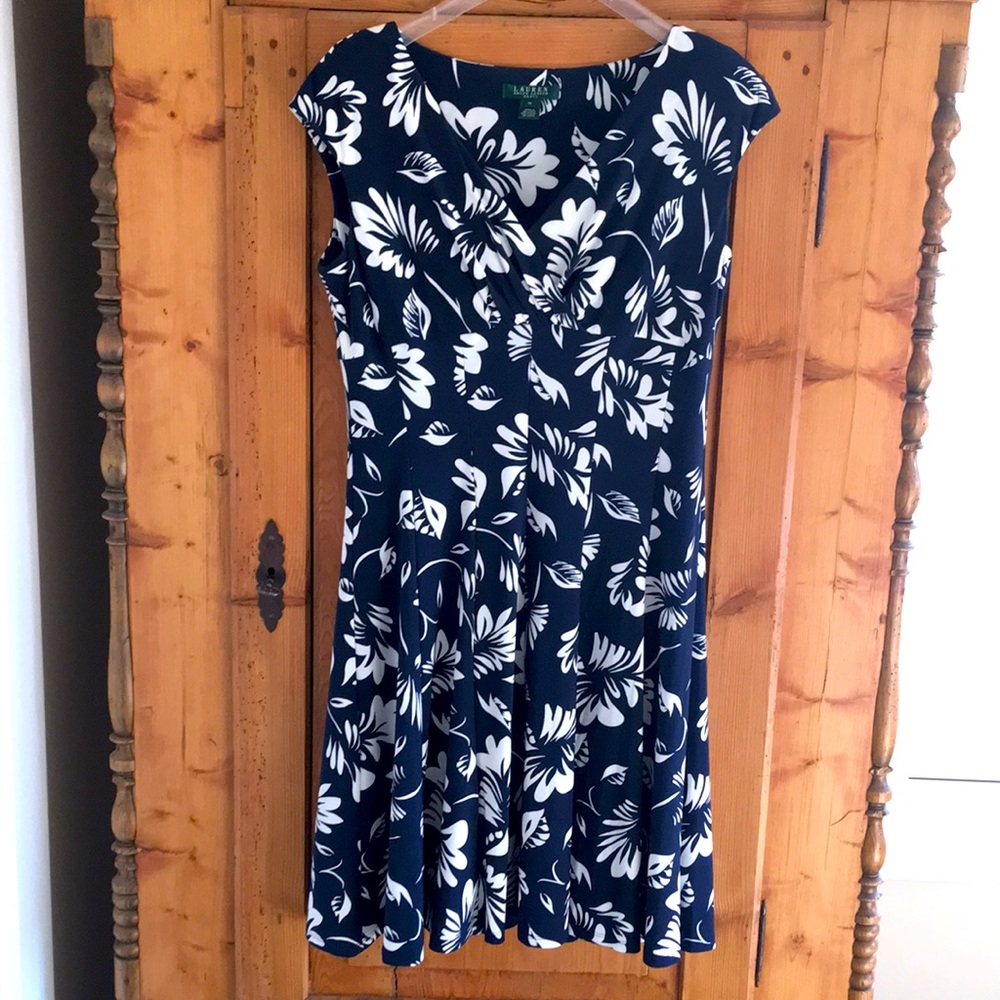 Lauren Flouncy Knit Dress